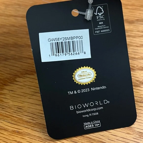 Super Mario Toad wallet NEW mushroom red - Picture 5 of 5